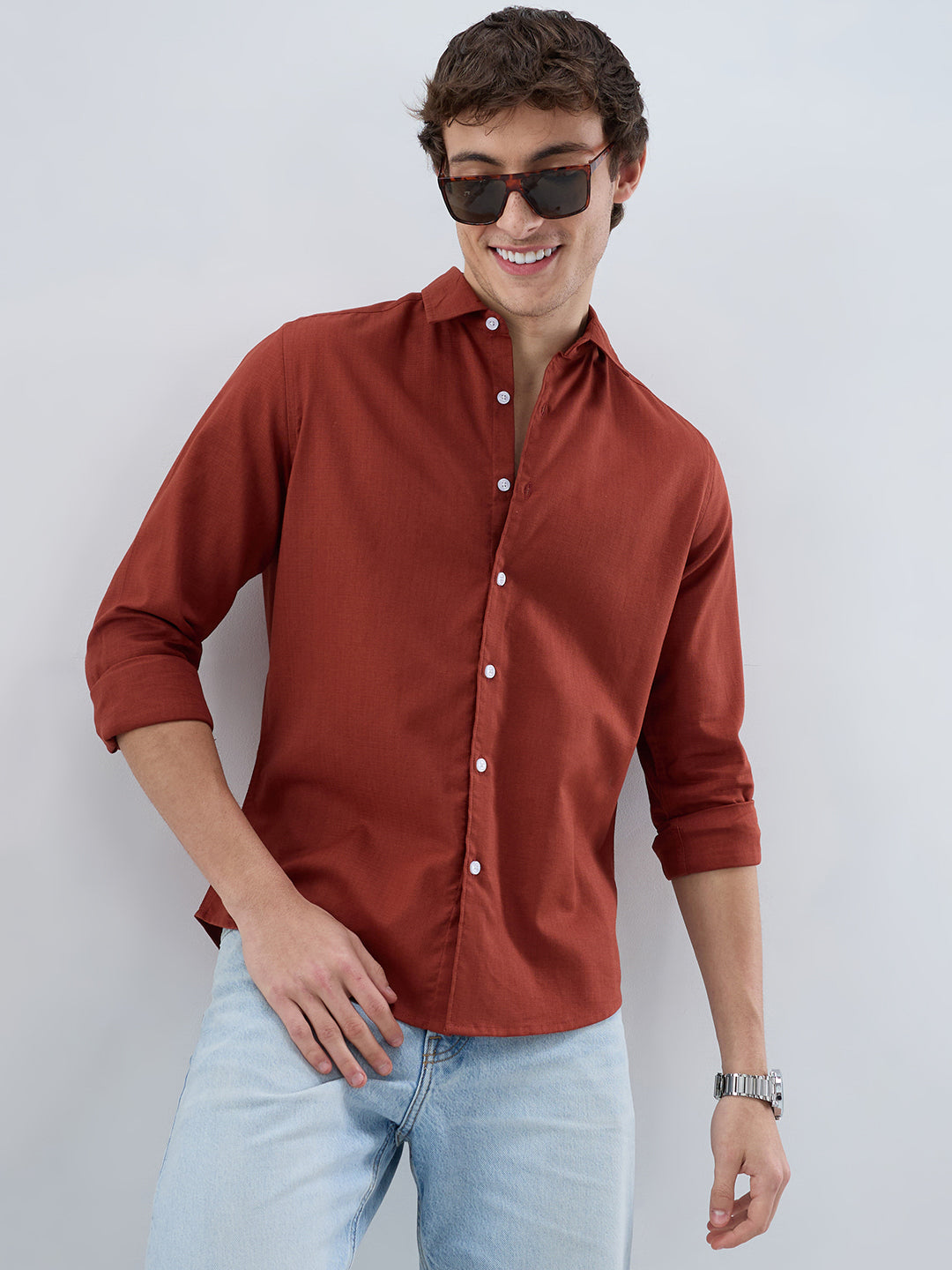 Solid Rust Everyday Shirt