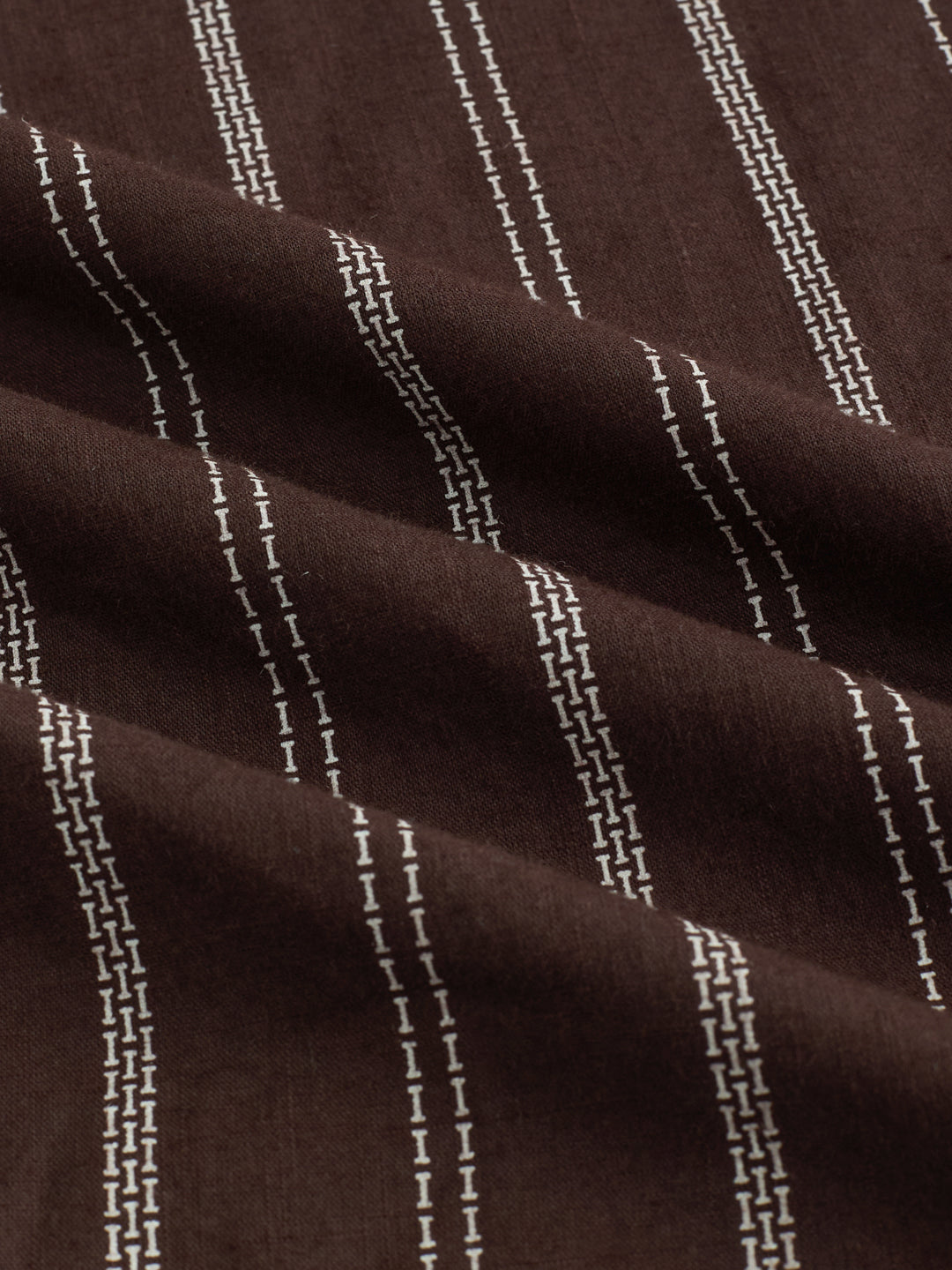 Walnut Brown Striped Shirt
