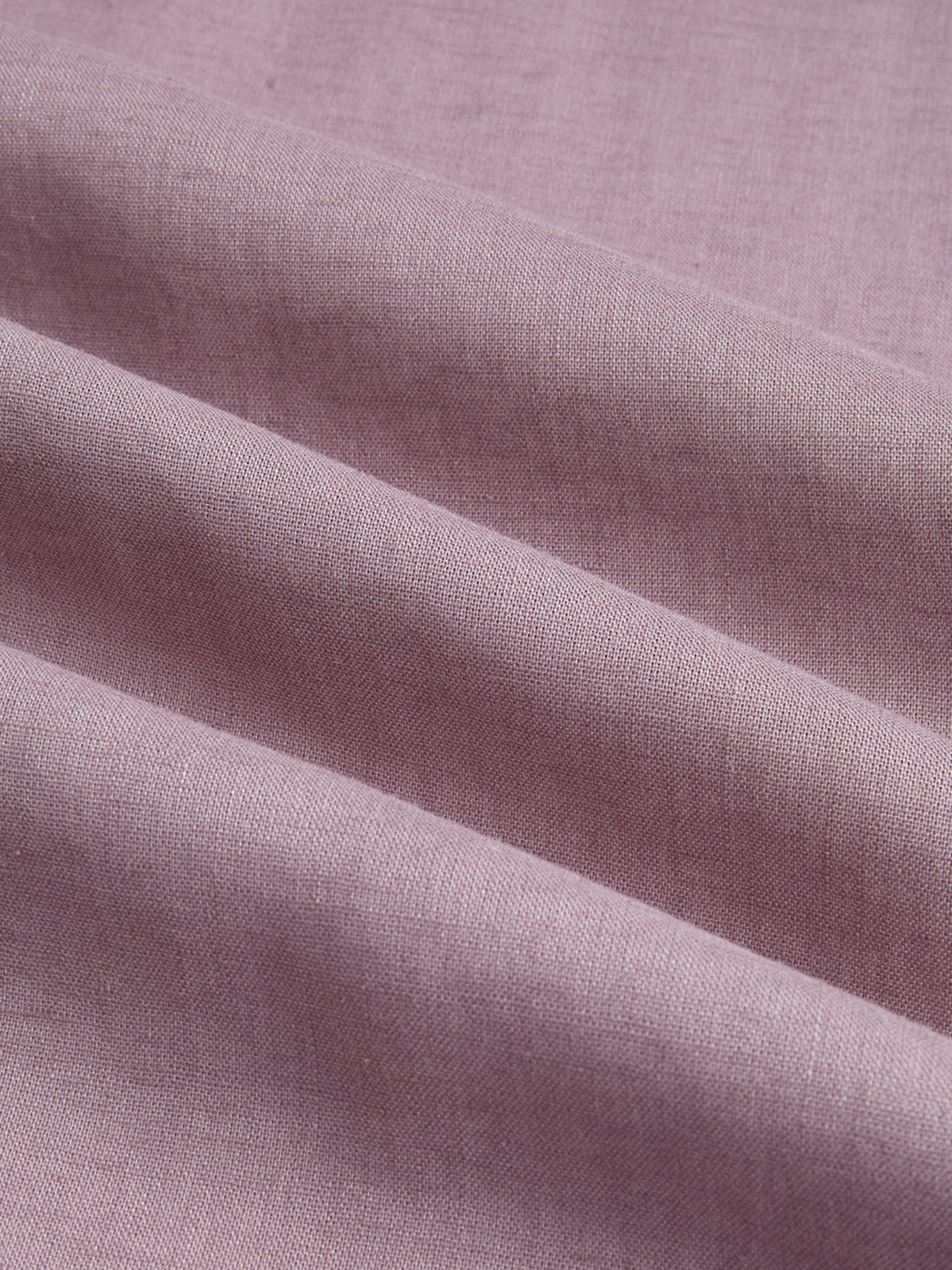Elegant Dusty Mauve Linen Blend Shirt