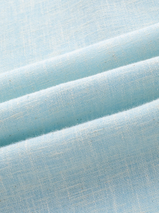 Aqua Mist Slub Textured Vacation Kurta