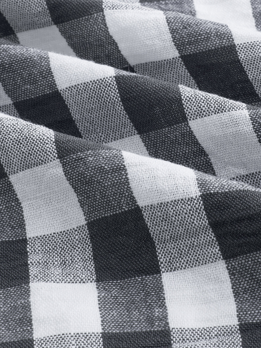 Slate Grey Gingham Checks Shirt