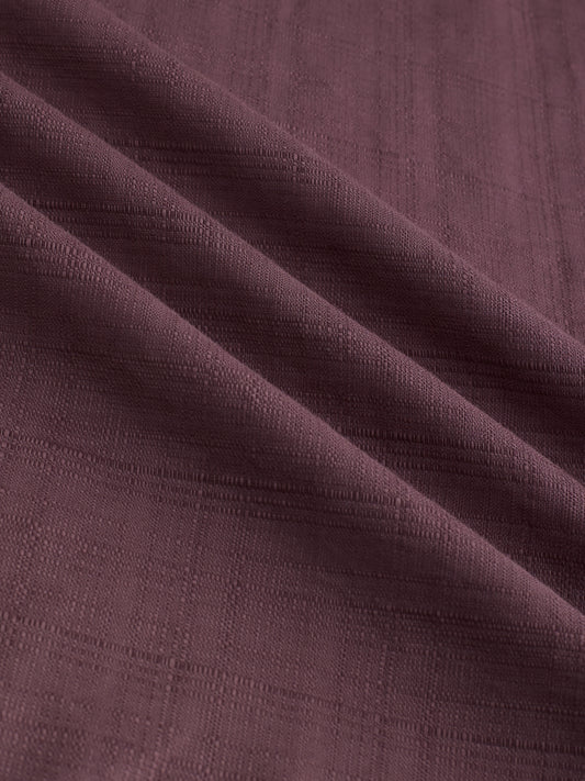 Dark Cocoa Fine Weave Textured Shirt
