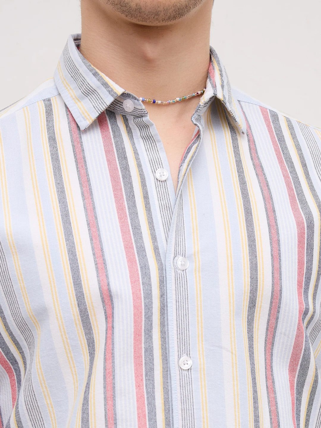 Sabulous Broad Multicolor Striped Shirt