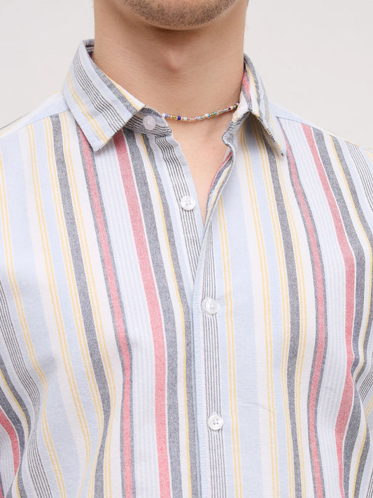 Sabulous Broad Multicolor Striped Shirt