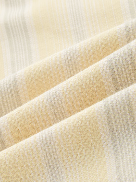 Sunwashed Sand Beige Multi-Stripe Kurta