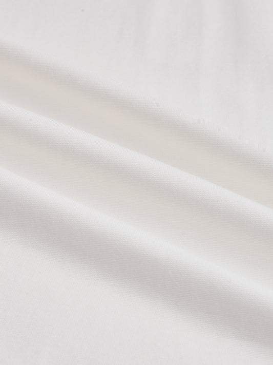 Snow White Polo Knit T-Shirt