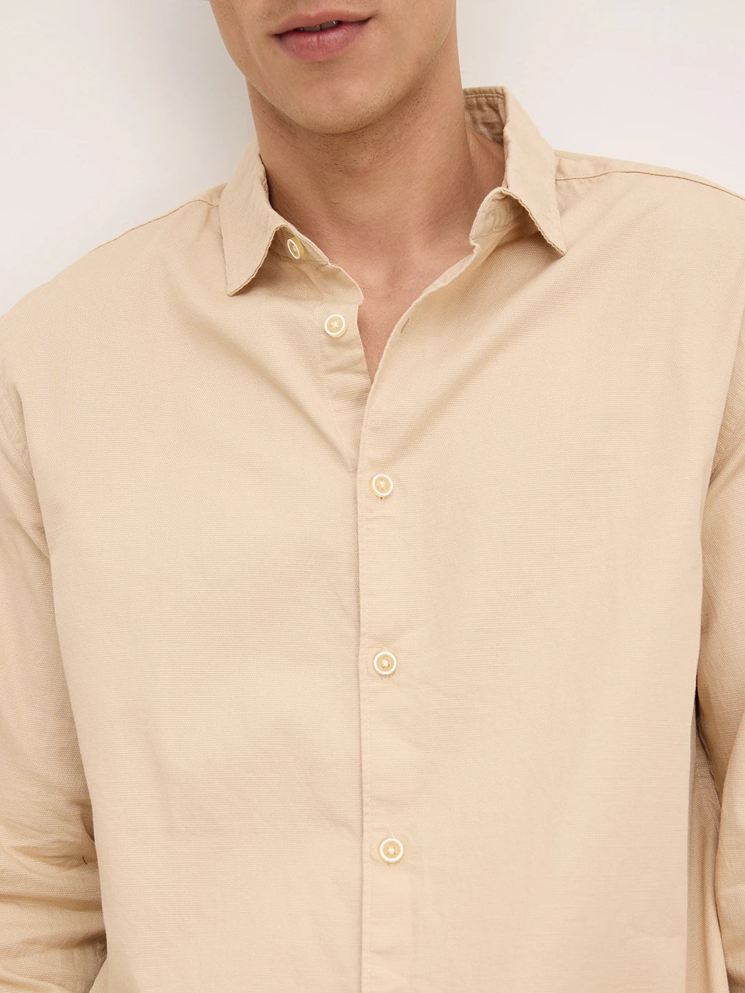 Classic Sand Beige Everyday Shirt