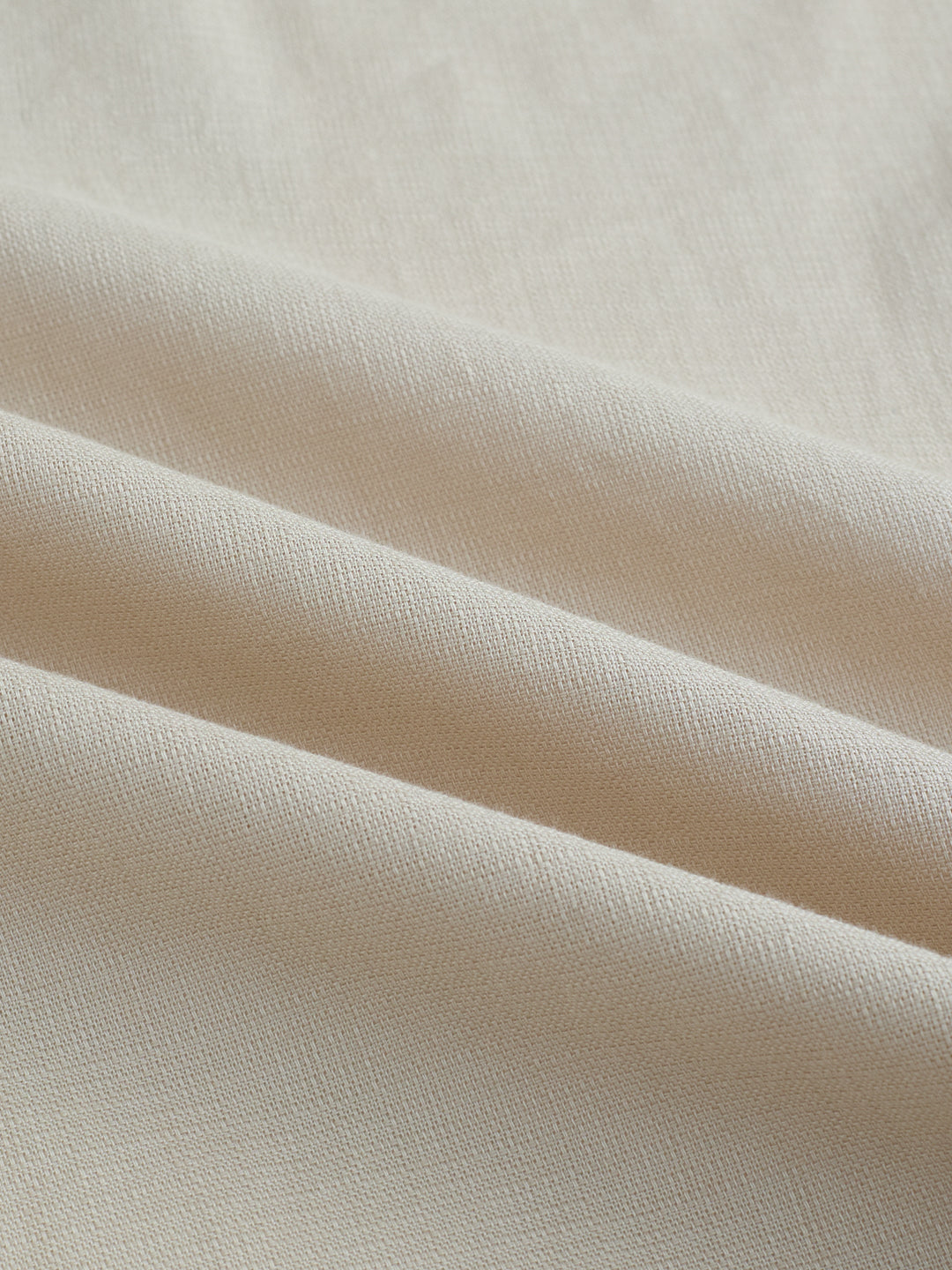 Bone Beige Contemporary Everyday Shirt