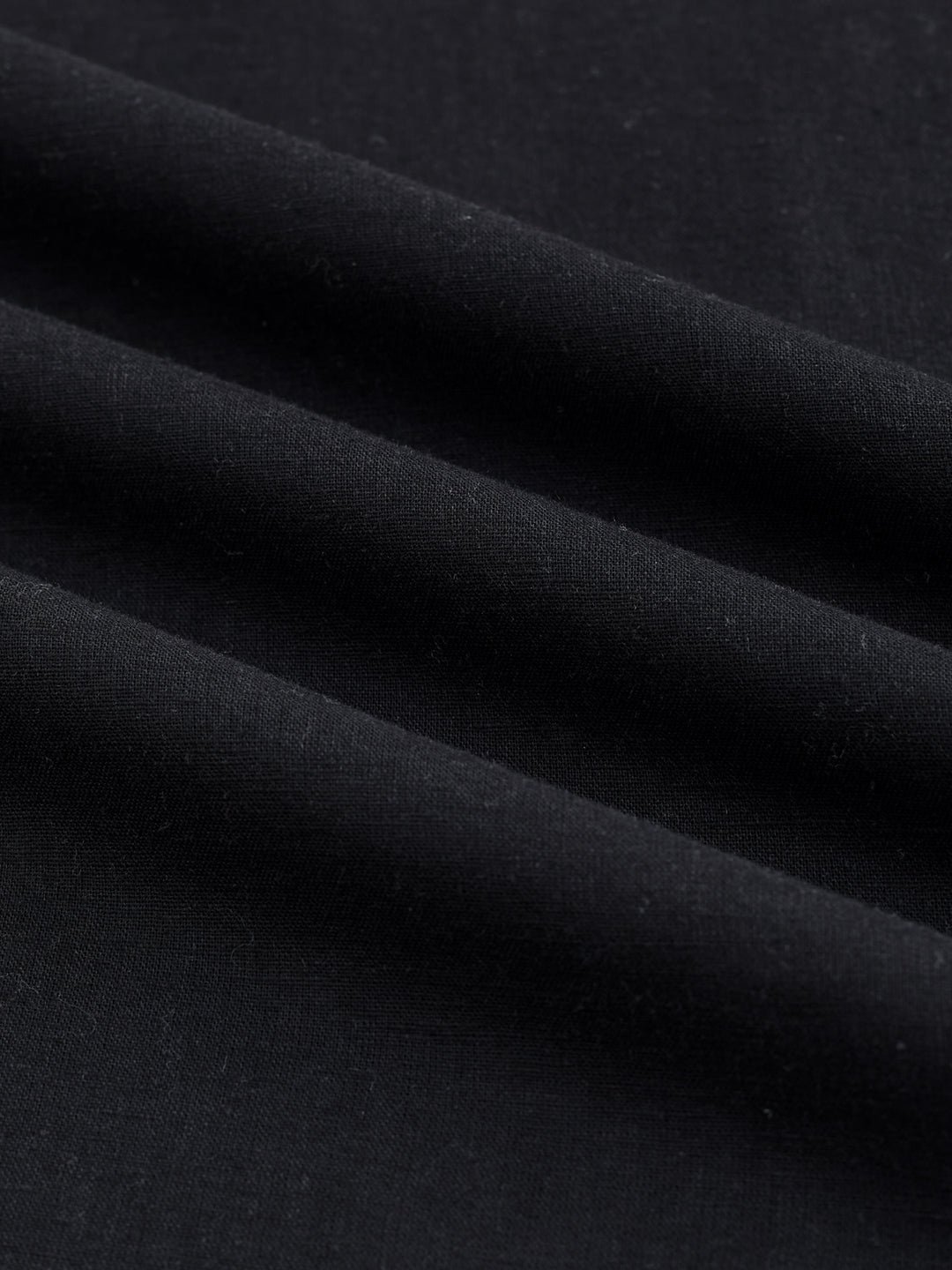 Premium Black Linen Blend Kurta