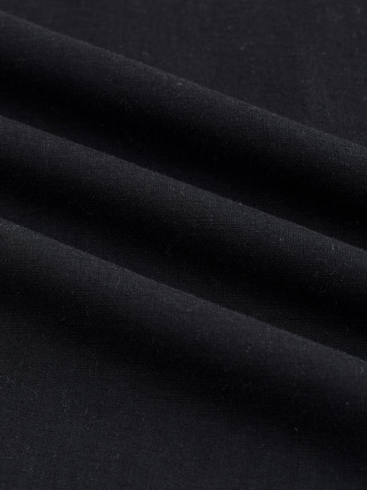 Premium Black Linen Blend Kurta