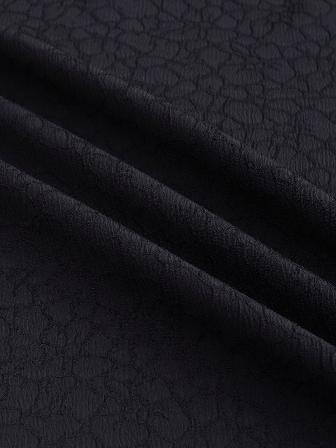 Imperial Jade Black Textured Shirt