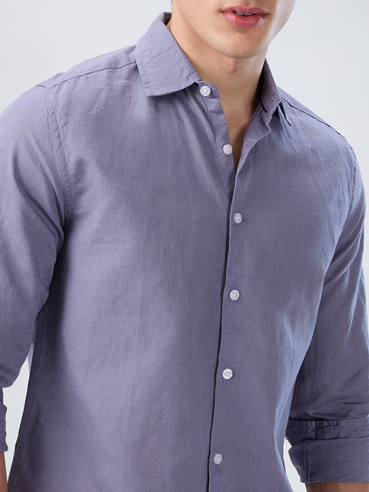Dusty Lavender Linen Luxe Shirt