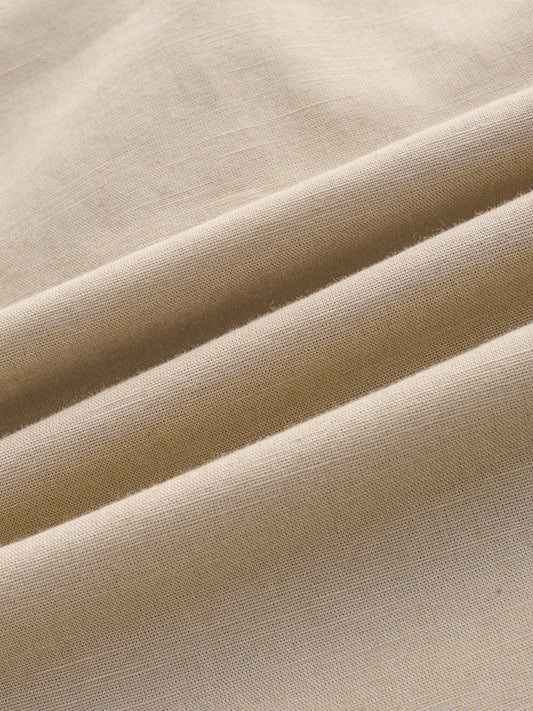 Solid Khaki Beige Everyday Kurta