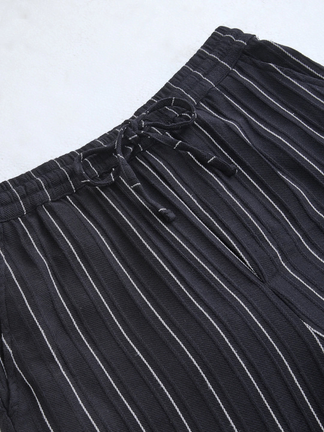 Finesse Black Straight Fit Trousers