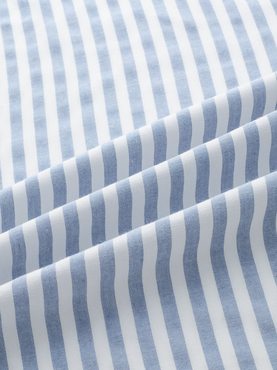 Blue Candy Striped Vacation Shirt