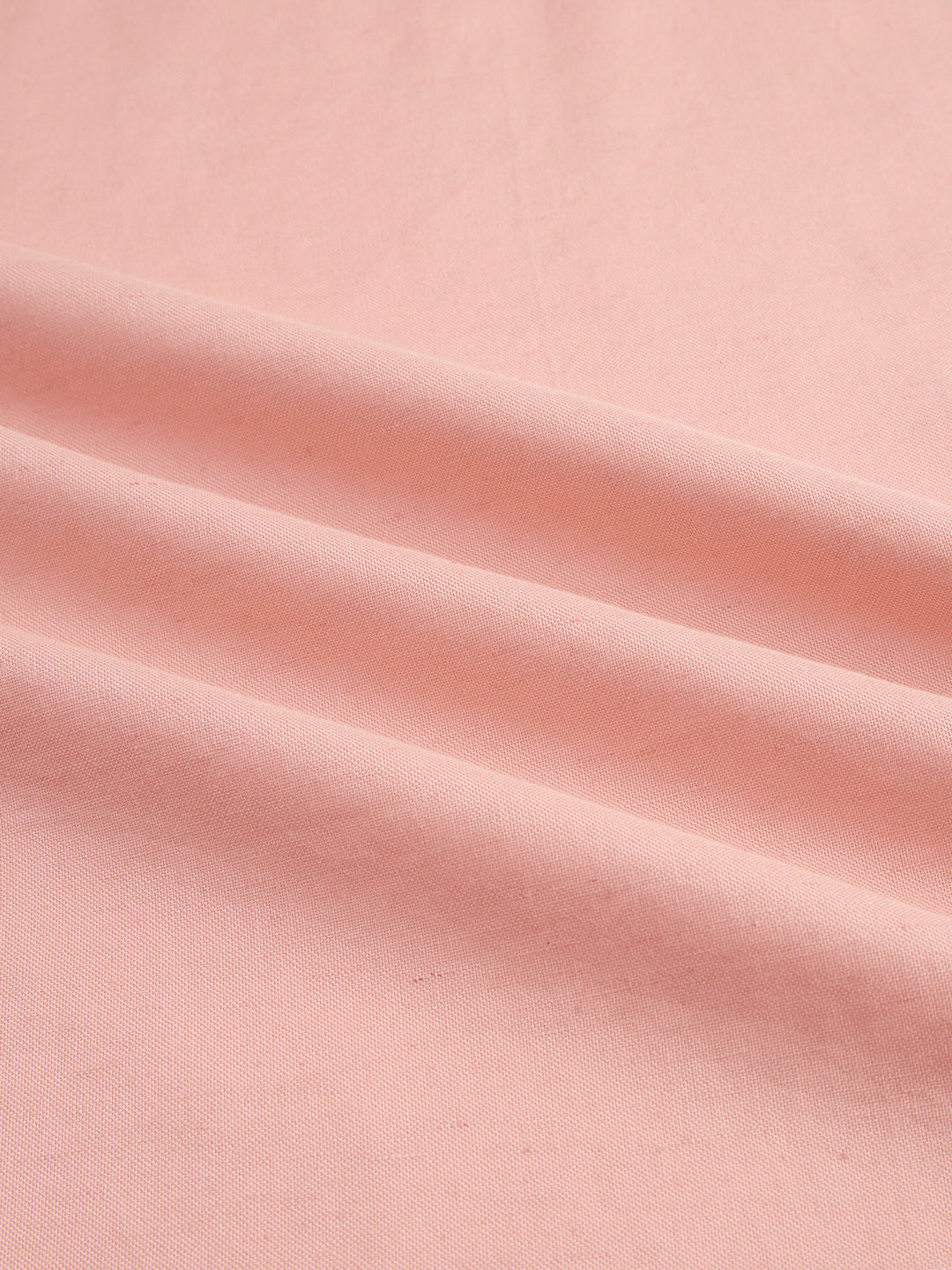 Pearl Pink Oxford Linen Blend Button-Down Collar Shirt