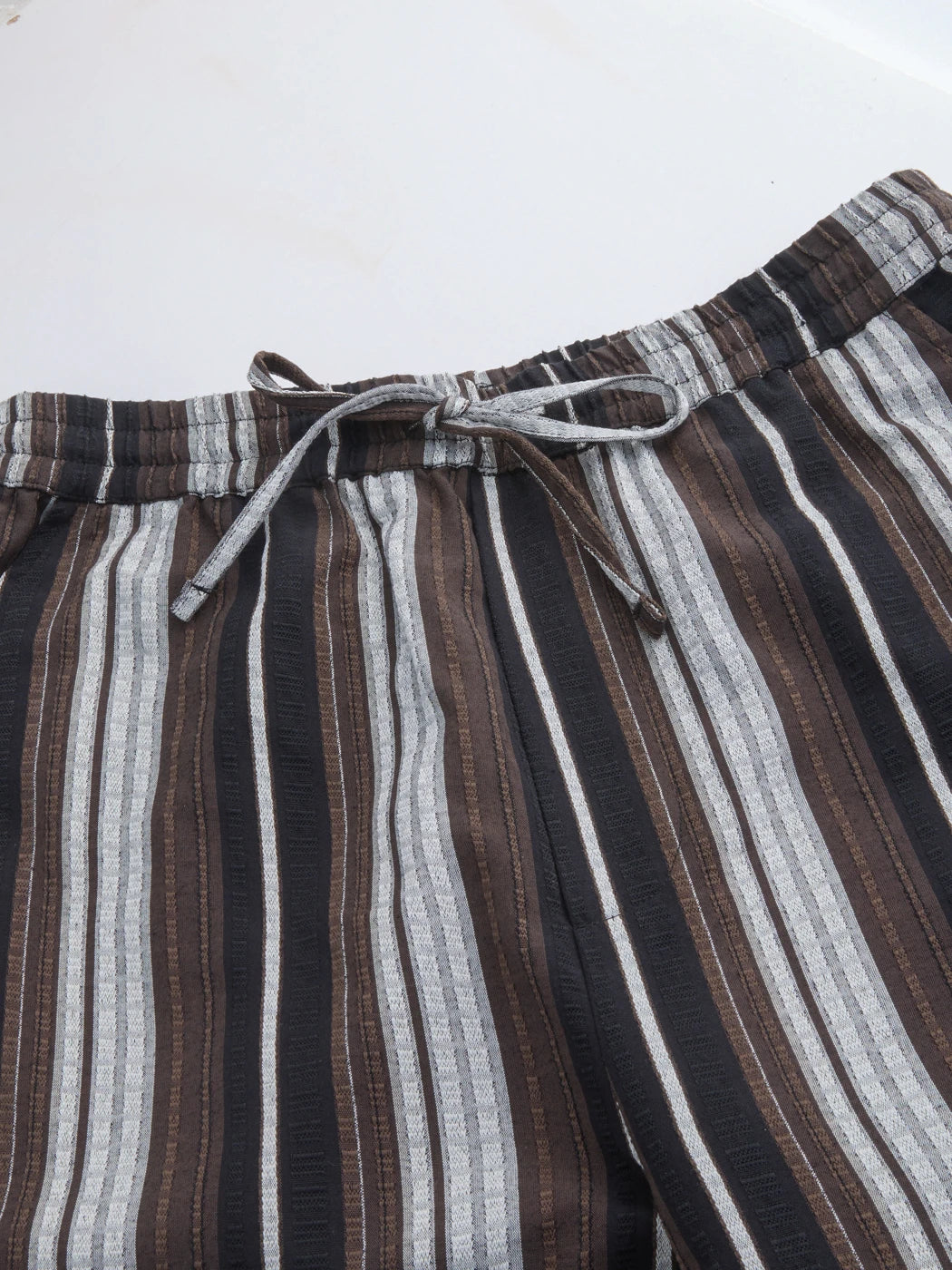 Classic Retro Contrast Striped Straight Fit Trousers