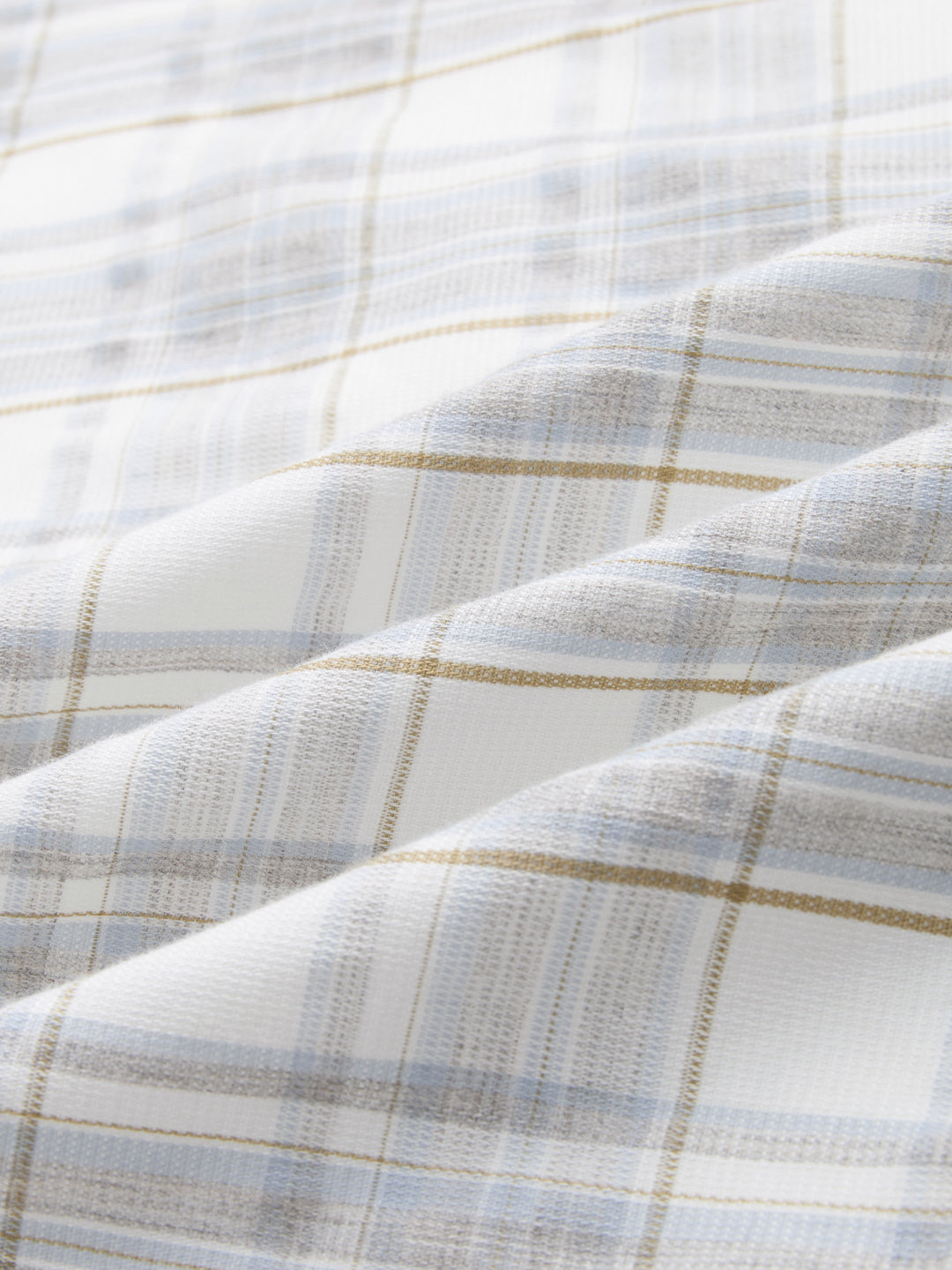 Elegant Grey & Ivory Plaid Checks Shirt