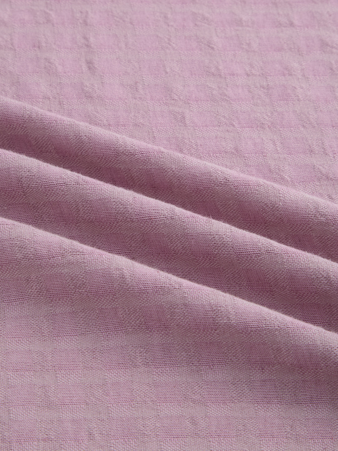 Dusty Rose Horizontal Textured Striped Shirt