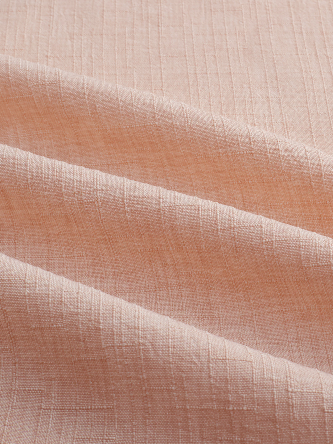 Creamy Peach Subtle Textured Shirt