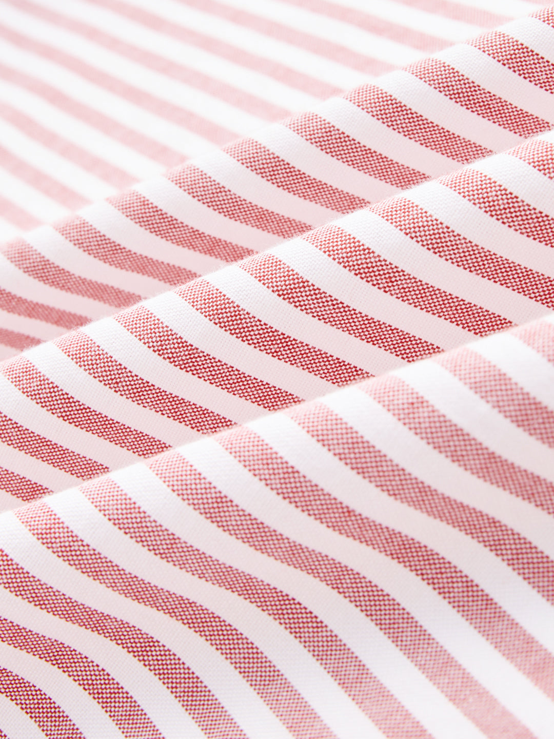 Red & White Candy Striped Oxford Button-Down Shirt