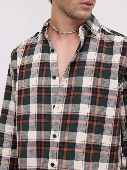 Tartan Pop Multicolor Check Shirt