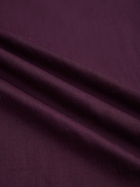 Matte Purple Button-Down Collar Business Shirt