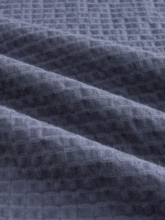 Cool Ash Grey Doublecloth Textured Shirt