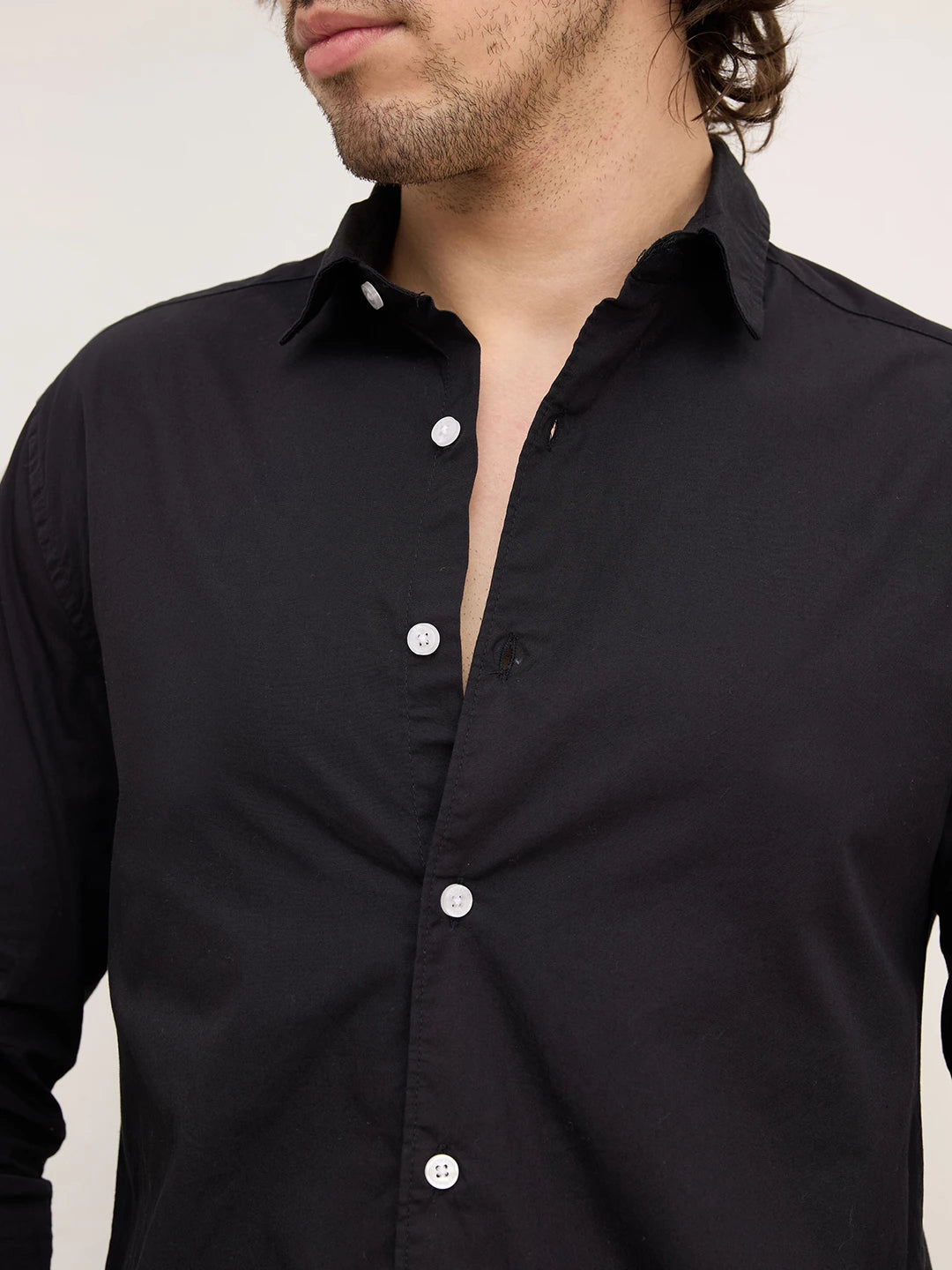 Timeless Jet Black Shirt