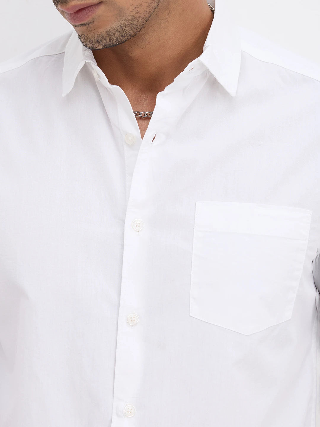 Minimal White Essentials Shirt