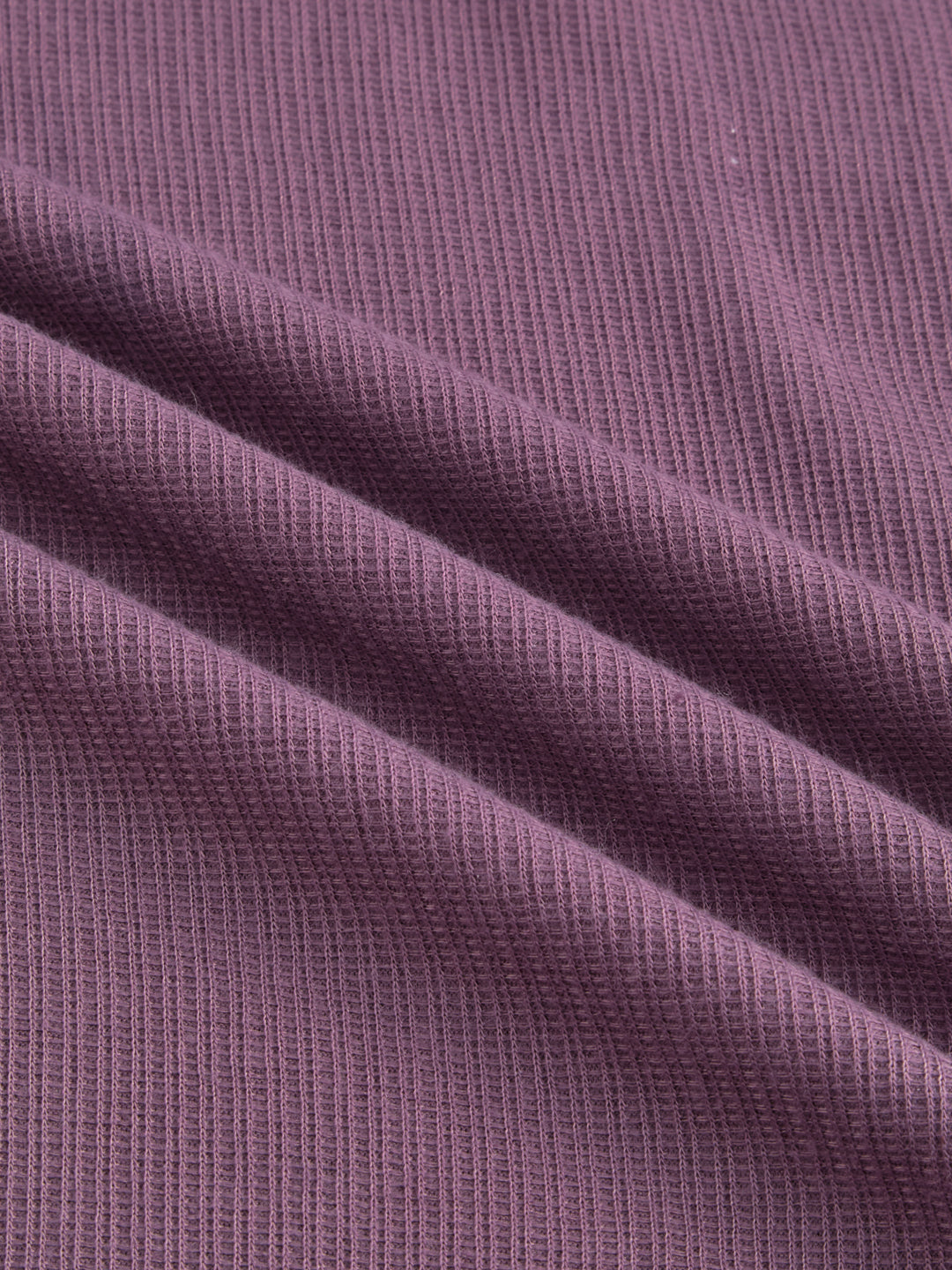 Dusty Purple Micro Weave Knitted Oversized Polo Shirt