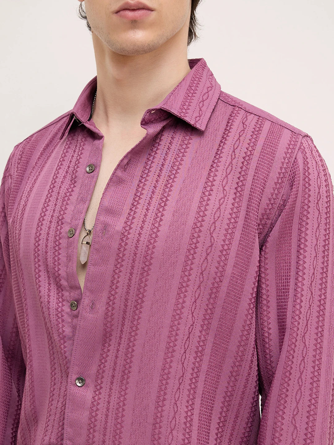 Dustrose Parallel Weave Dobby Luxe Shirt