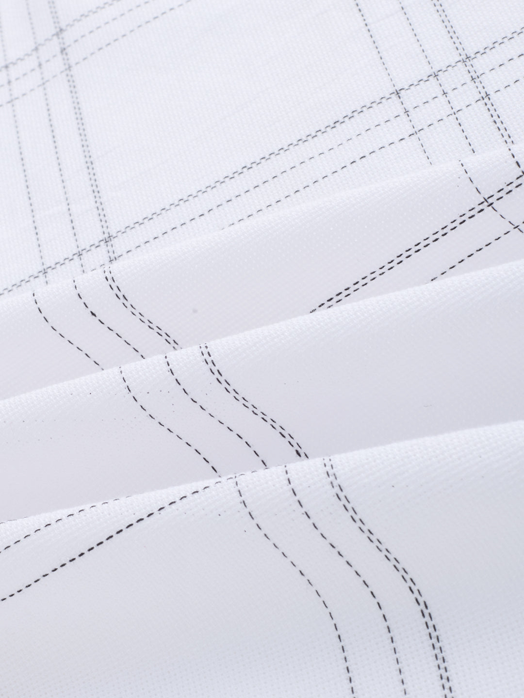 Whiteframe Contrast Chalkline Checked Shirt