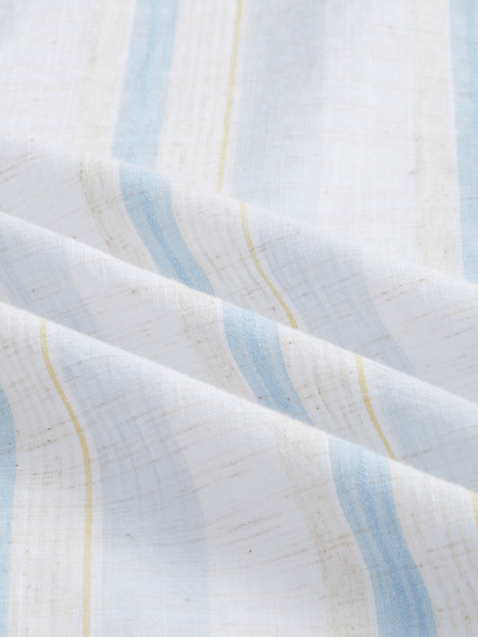 Blue Haze & Grey Vertical Stripe Shirt