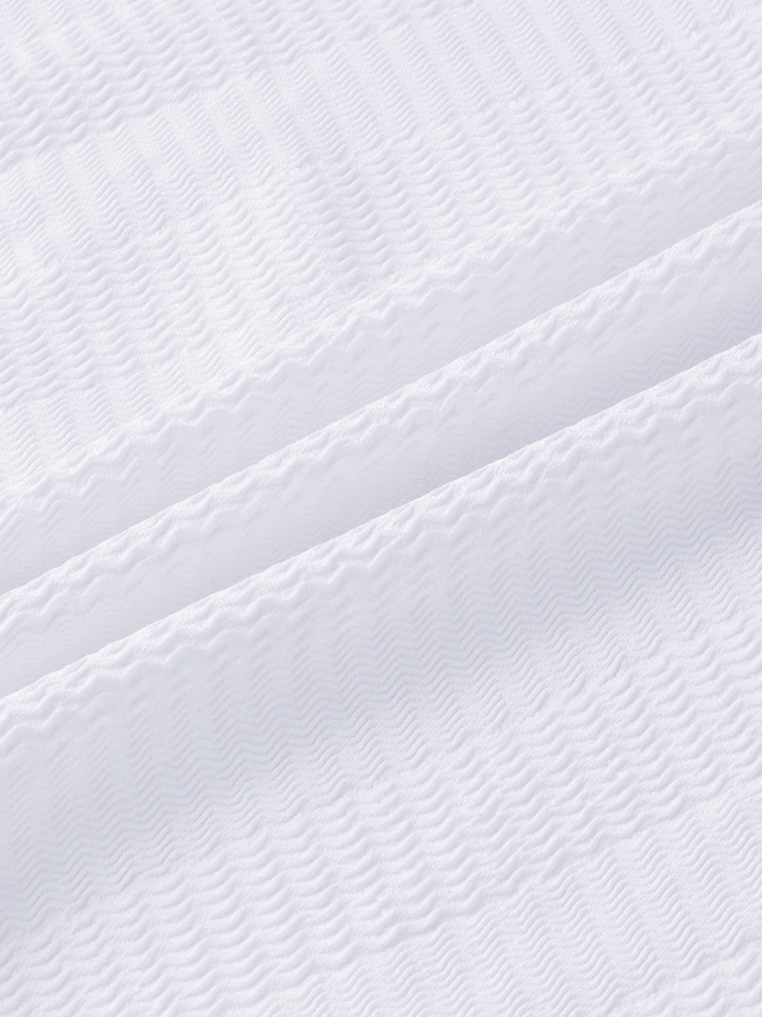 Snowfall Cascade Wavy Textured Shirt