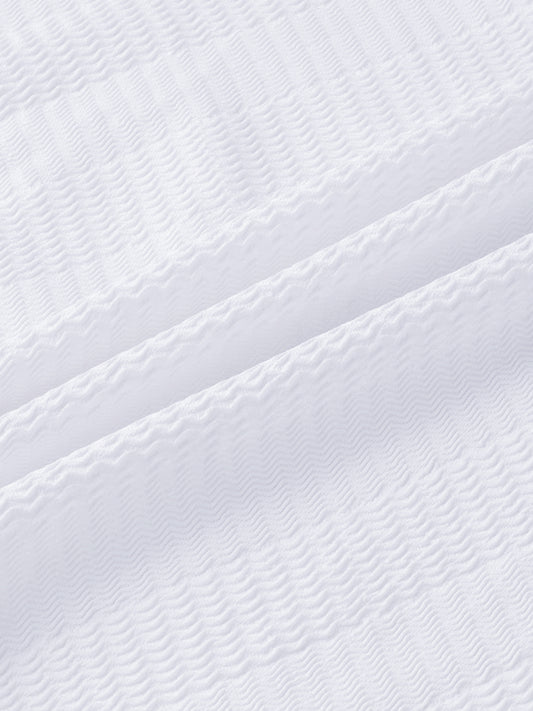 Snowfall Cascade Wavy Textured Shirt