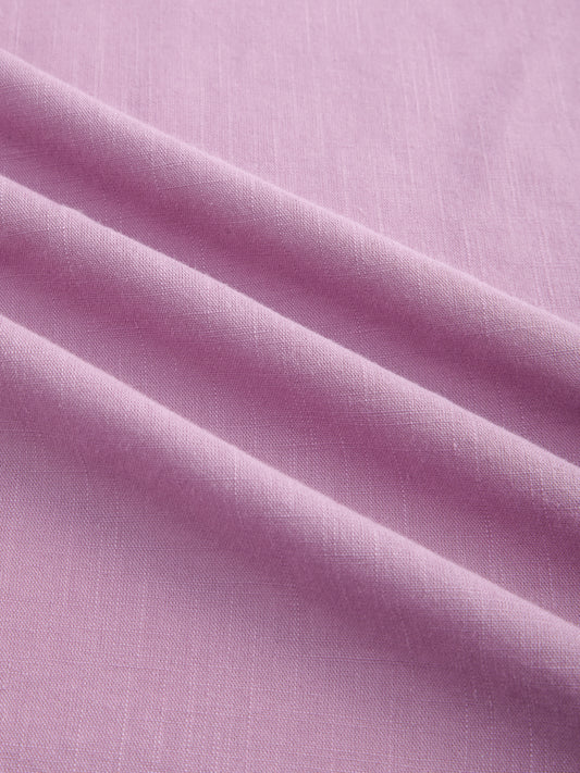 Opera Mauve Slub Textured Shirt