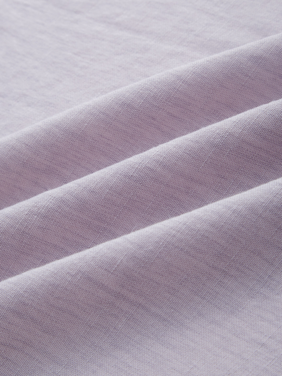 Soft Lilac Smooth Weave Boxy Fit Crop Shirt