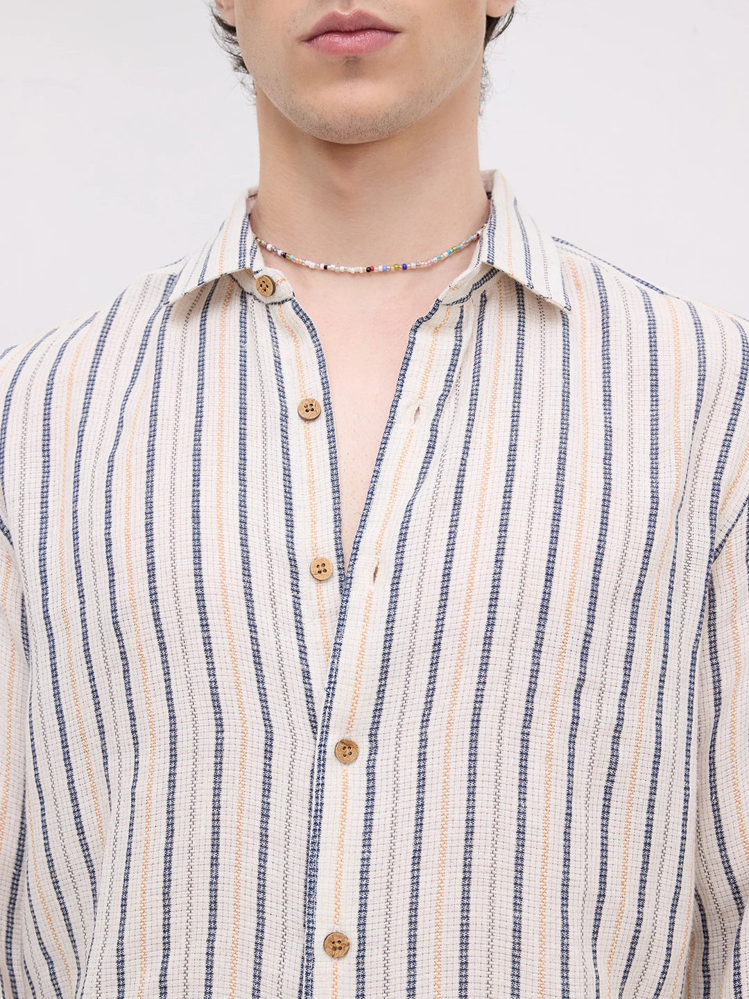 Artisan Ivory Multi Striped Shirt