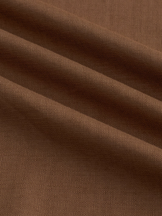 Deep Brown Dense Weave Shirt