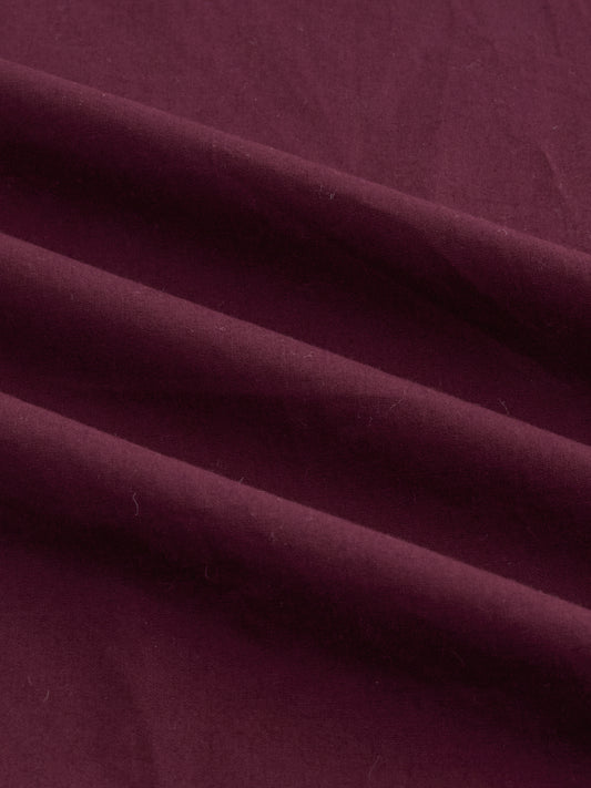 Classic Maroon Poplin Peach Finish Shirt