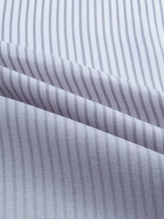 Muted Grey Pinstripe Ombre Shirt