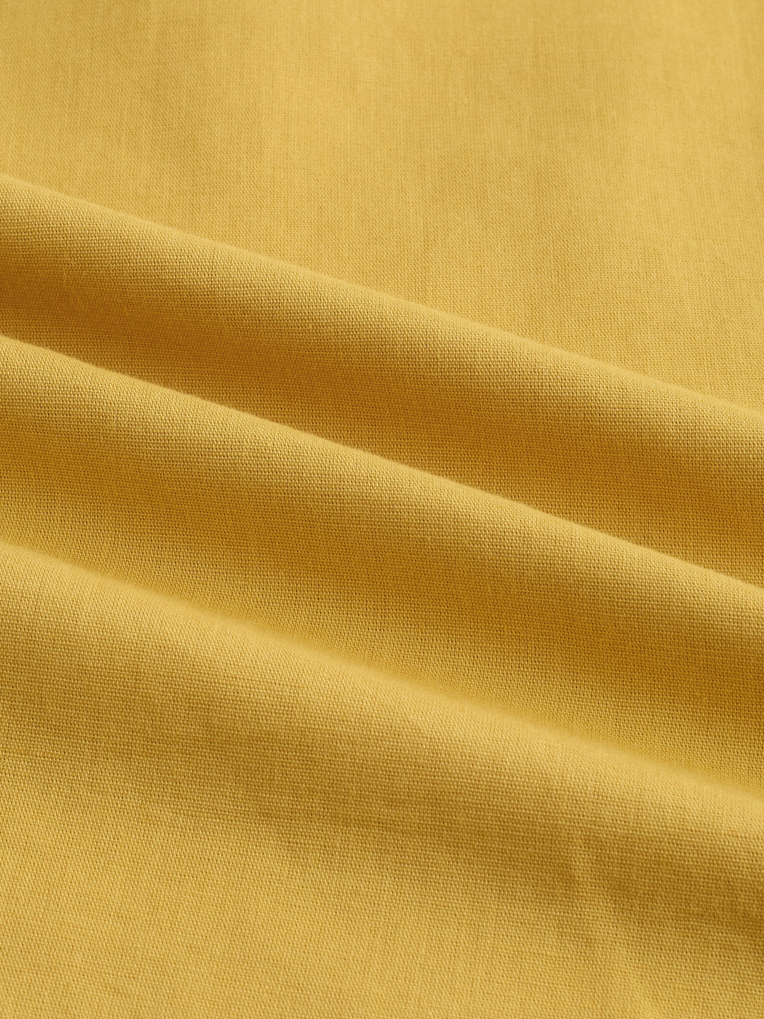 Premium Mustard Yellow Linen Blend Kurta