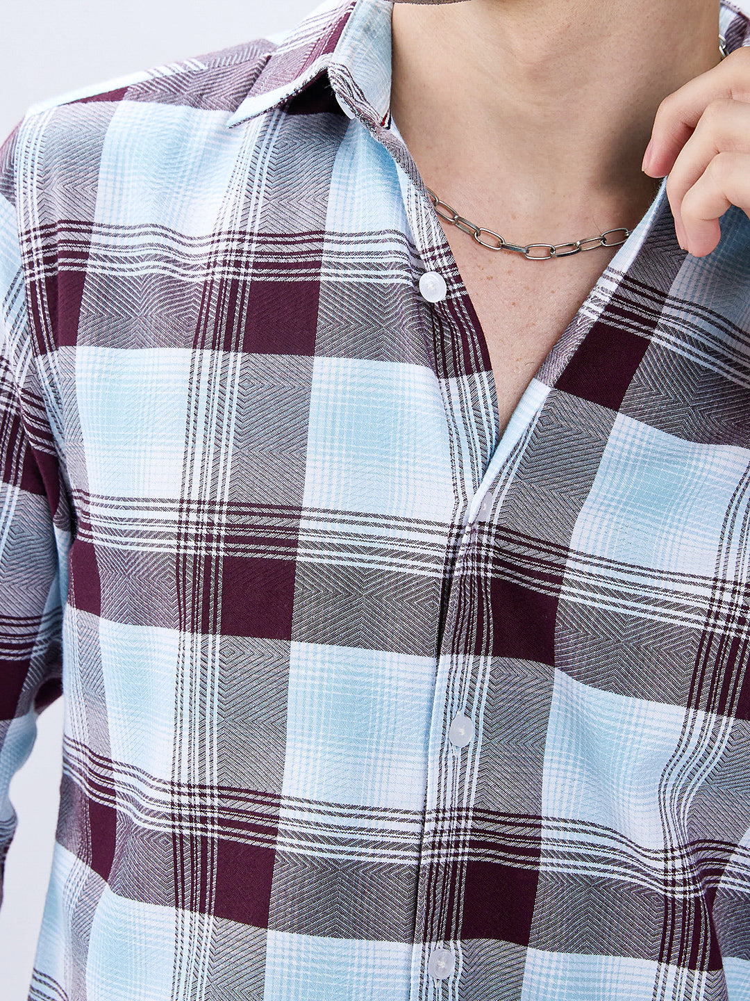 Premium Cotton Arcticwine Retrogrid Everyday Shirt