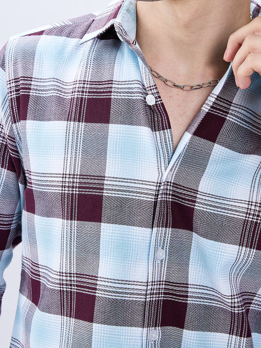 Premium Cotton Arcticwine Retrogrid Everyday Shirt