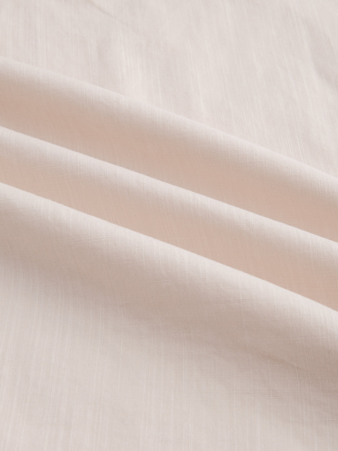 Alabaster Cream Slub Textured Kurta