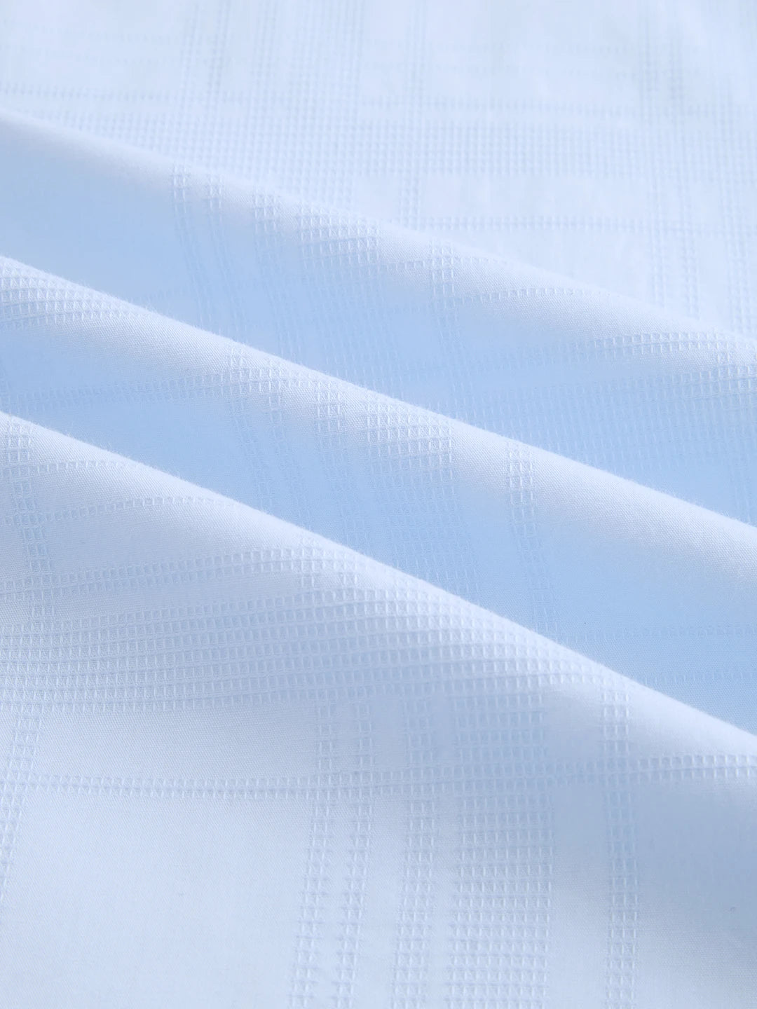 Ice Mist Micro Grid Weave Shirt