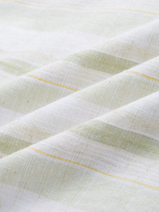 Greenline & White Vertical Stripe Kurta