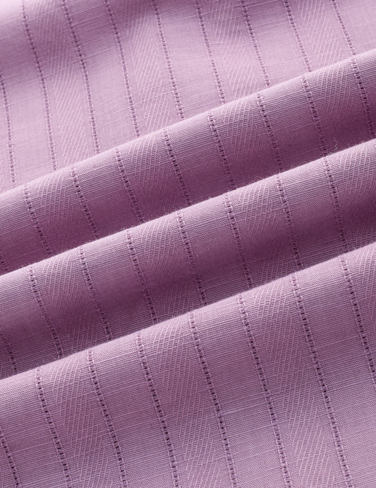 Elegant Lavender Textured Striped Kurta