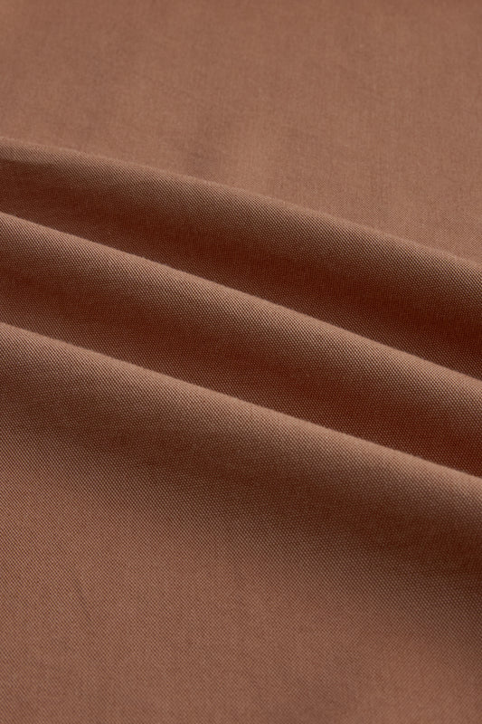 Elegant Warm Rust Oxford Shirt